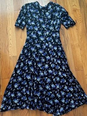Vintage Floral Maxi Dress